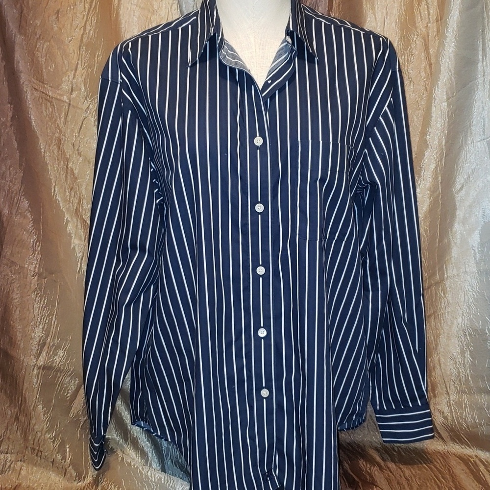 CUTTER & BUCK  - Ladies' L/S Epic Easy Care Pin Stripe